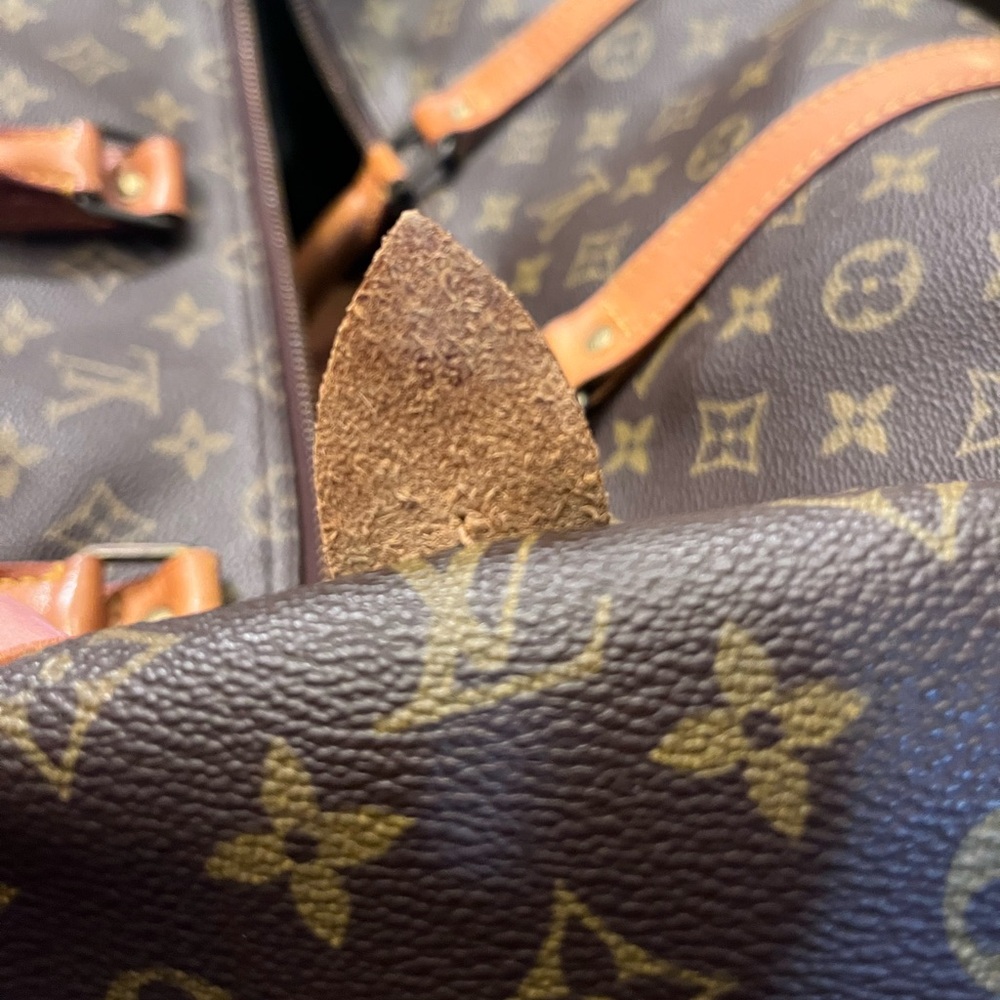 SOLD Louis Vuitton Monogram Keepall 55 With Strap, Name Tag and Poignee - Picture 11 of 17